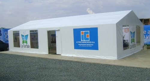 Alquiler Toldo modelo a dos aguas