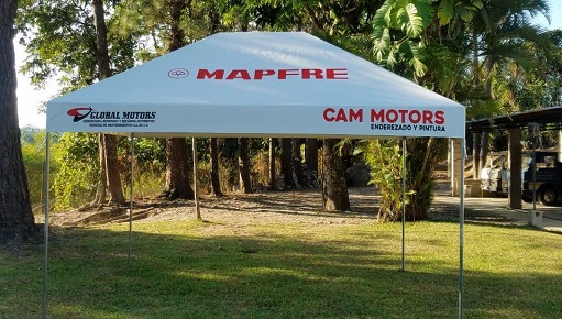 Alquiler Toldo modelo pirámide para casas de campo