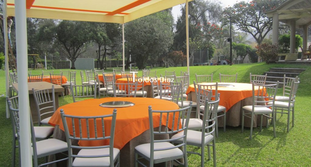 Alquiler de Mesas redondas para eventos
