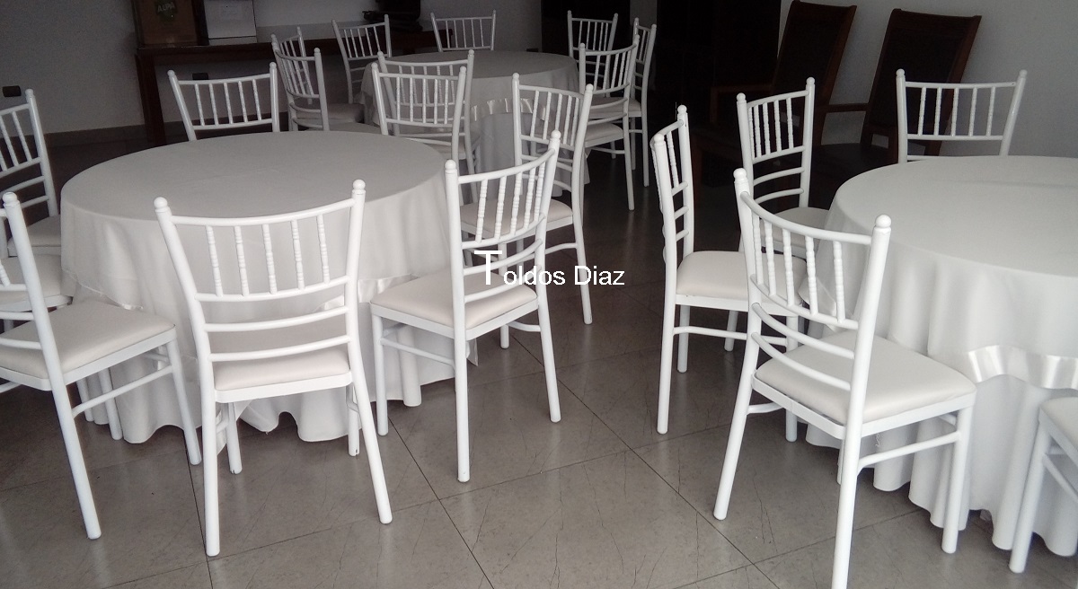 Alquiler de Silla blanca de metal