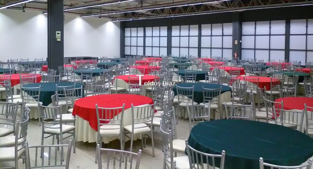 Alquiler de Silla de metal plateado