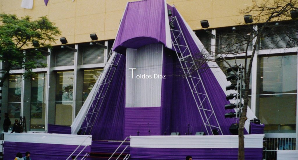 Estrados y pasarelas para eventos