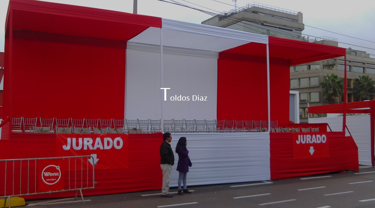 Estrados y pasarelas