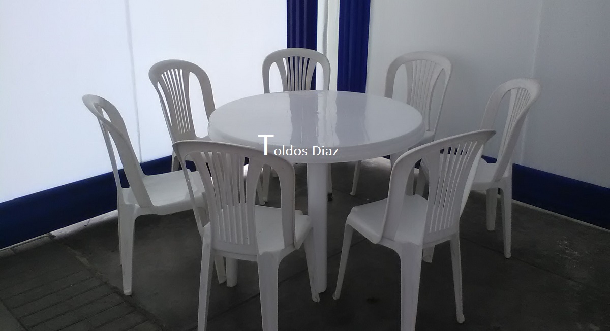 Mesas de plástico
